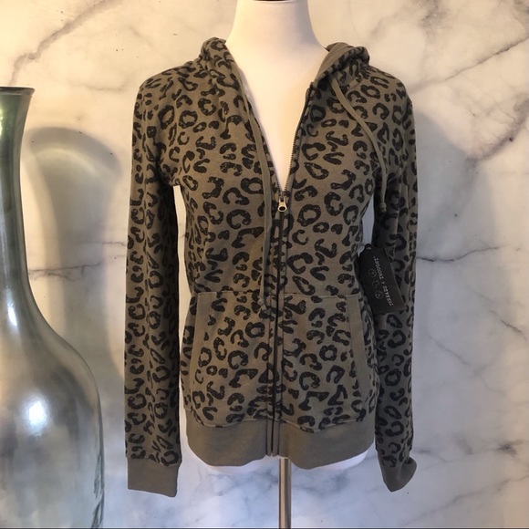 Threads 4 Thought Tops - Threads 4 Thought Animal Print Hoodie Size S